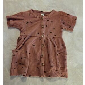 Kate Quinn Organic Cotton Celestial Print Dress 18–24M